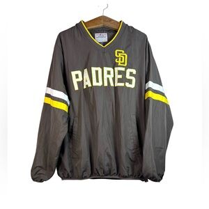 San Diego Padres Mens G-III Sports by Carl Banks Pullover V-Neck Sweatshirt XXL